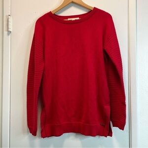 Michael Kors Women's Sweater Knit Soft Regular fit Red Long Sleeve Size Medium
